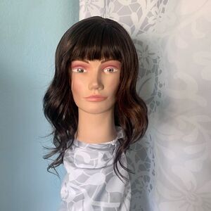 Forever Young long brown synthetic wig. Size OS
